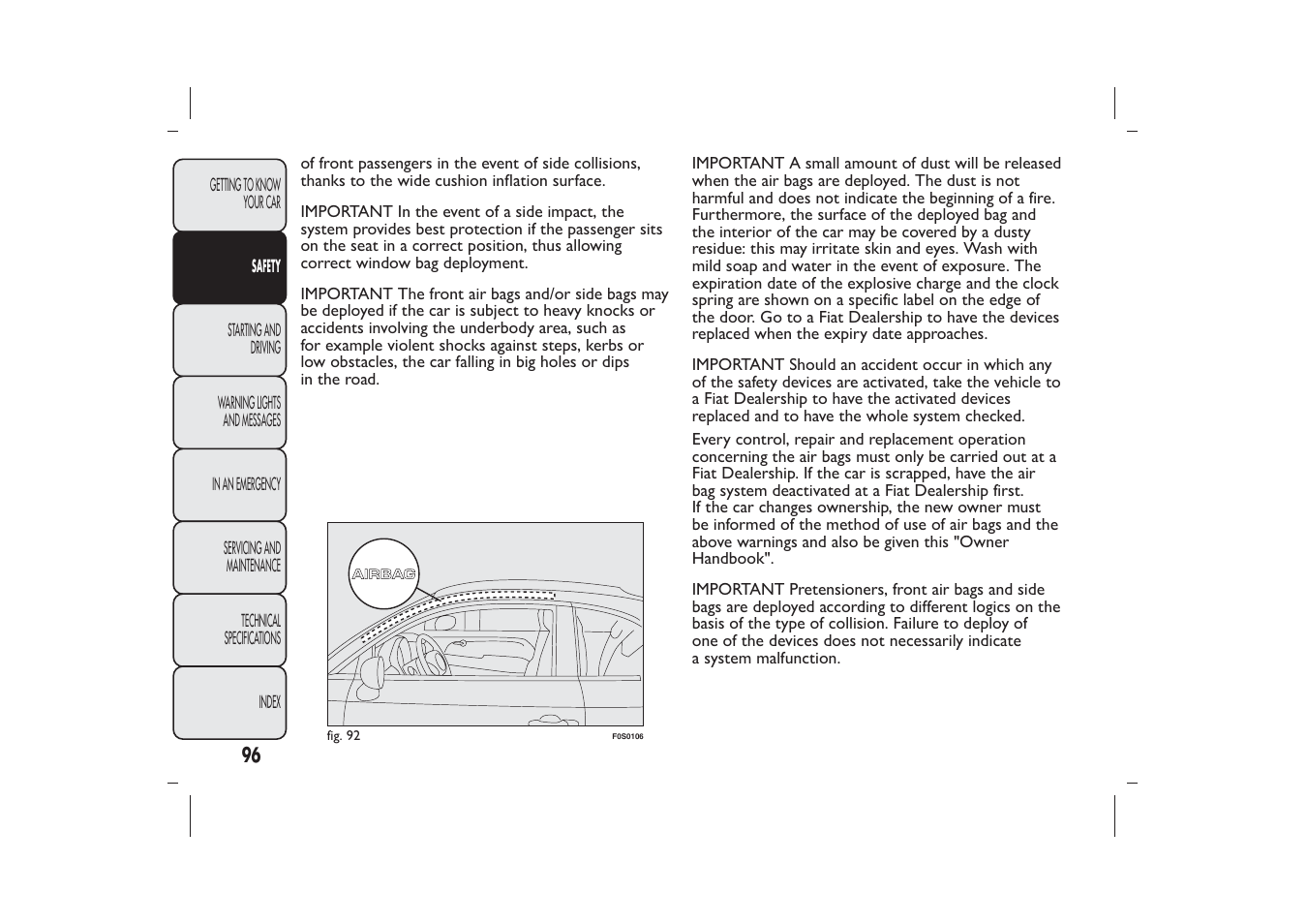 FIAT 500 User Manual | Page 97 / 218