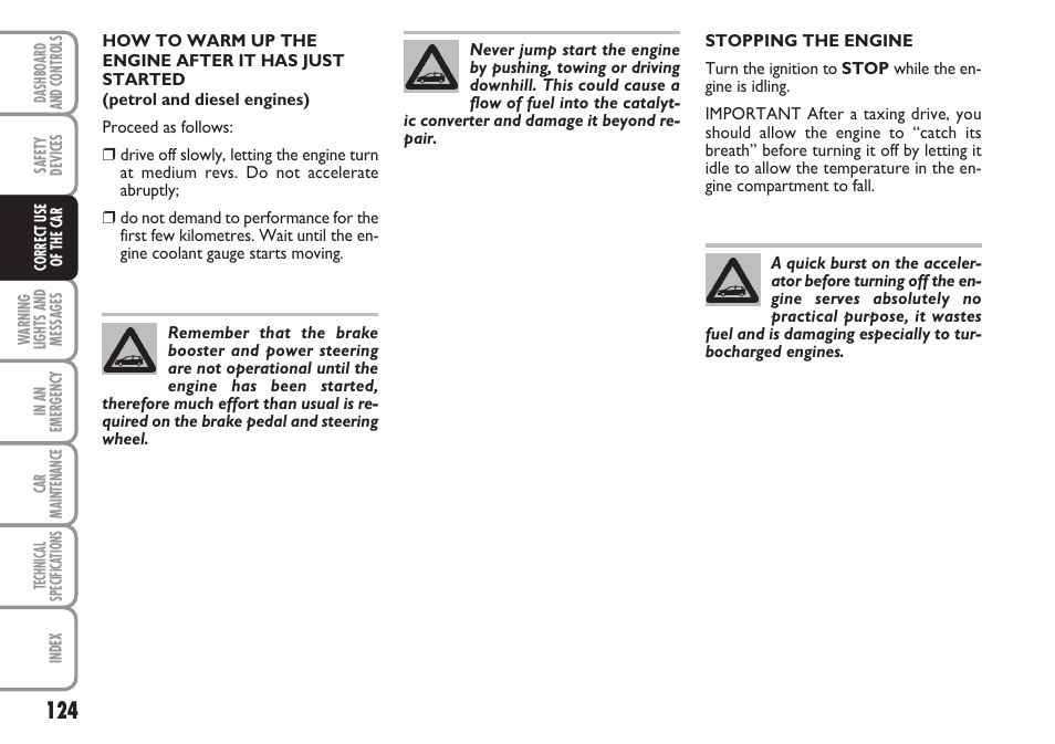 FIAT Linea User Manual | Page 125 / 230