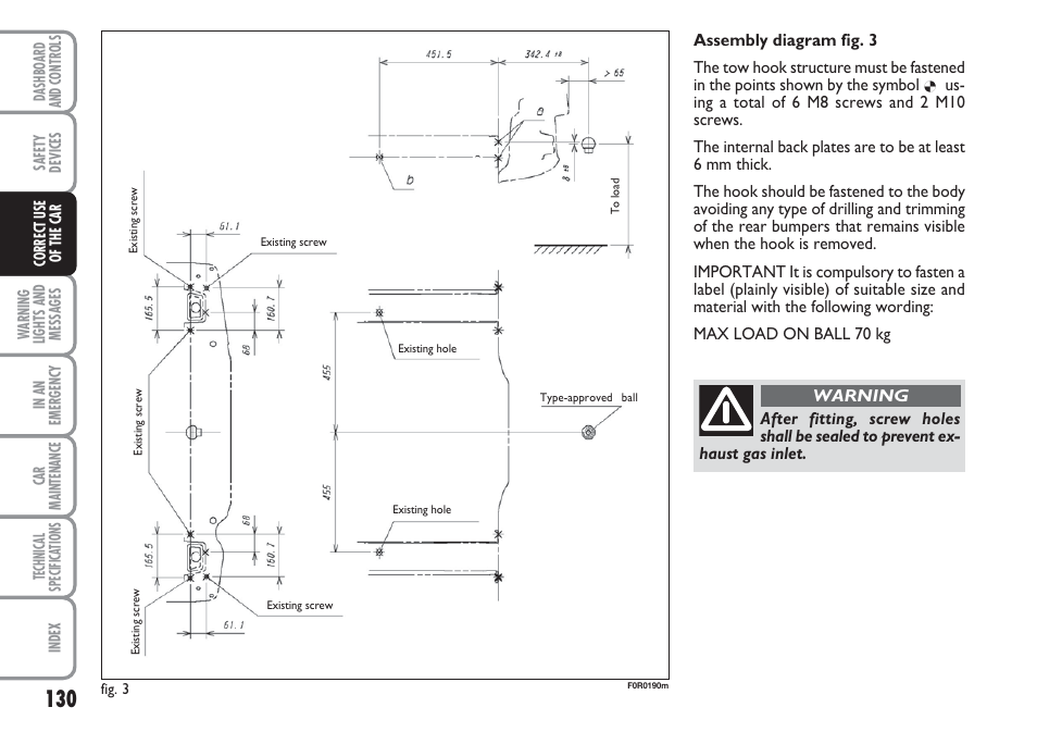 FIAT Linea User Manual | Page 131 / 230