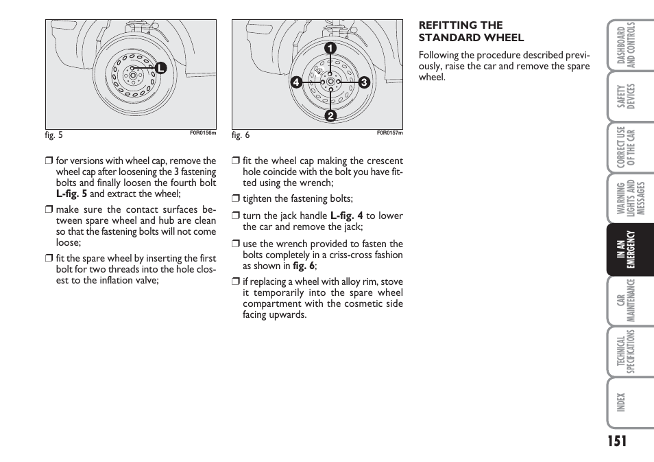 FIAT Linea User Manual | Page 152 / 230