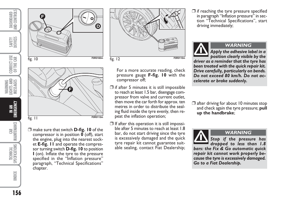 FIAT Linea User Manual | Page 157 / 230