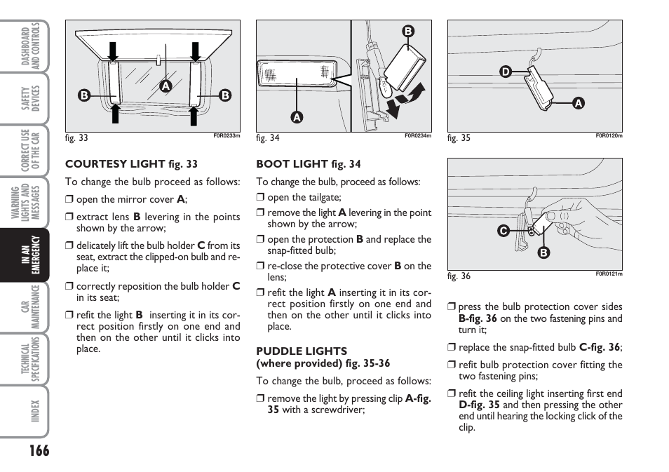 FIAT Linea User Manual | Page 167 / 230