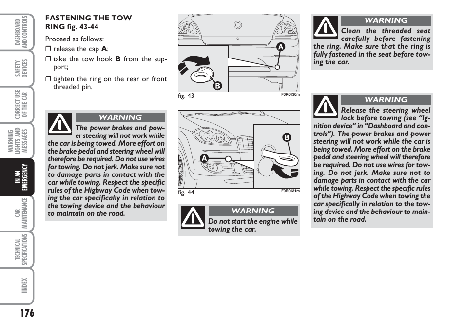 FIAT Linea User Manual | Page 177 / 230