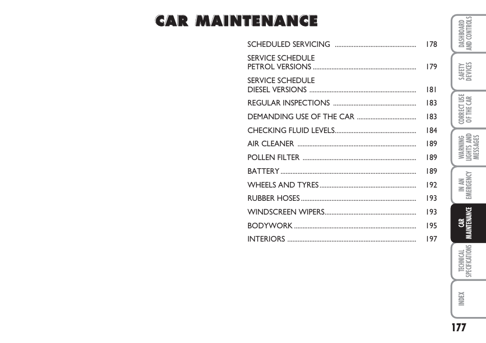 FIAT Linea User Manual | Page 178 / 230