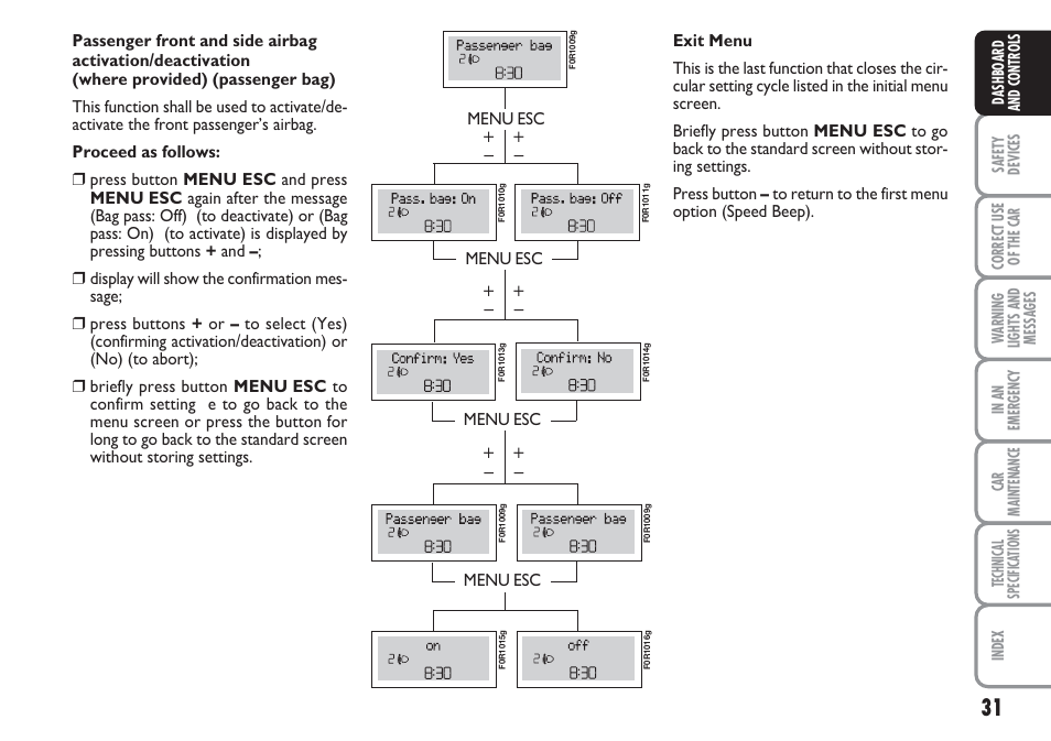 FIAT Linea User Manual | Page 32 / 230