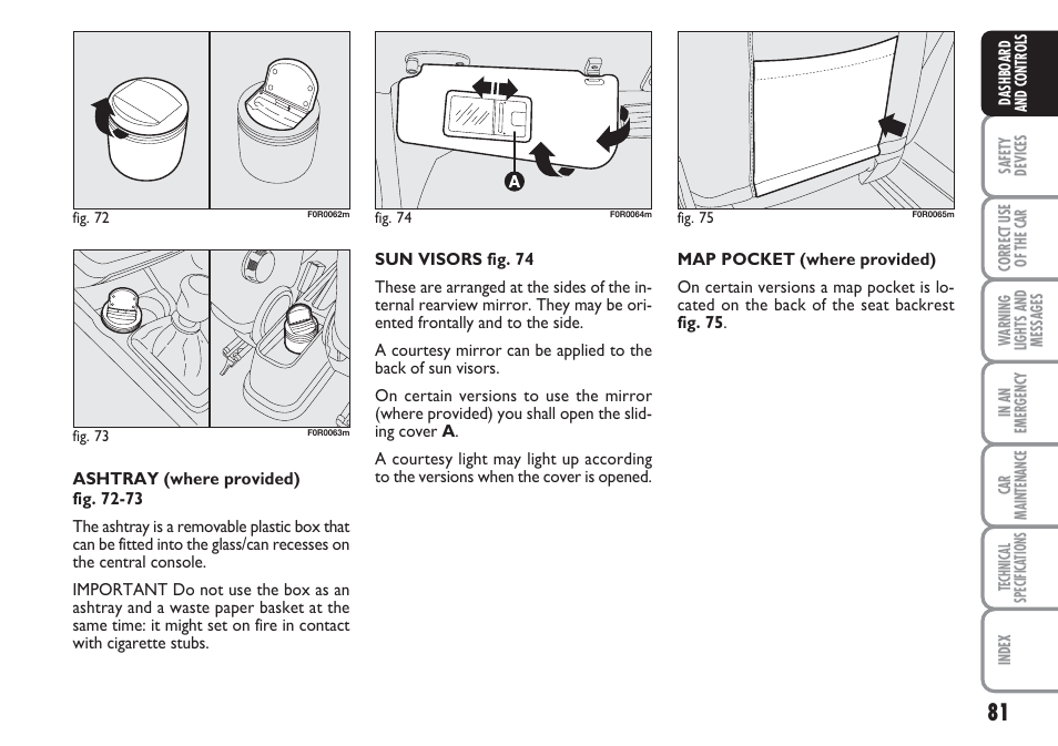 FIAT Linea User Manual | Page 82 / 230