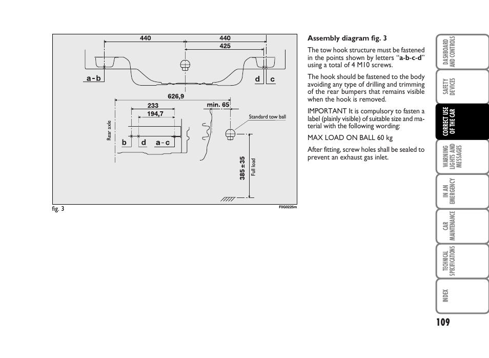 FIAT Panda Classic User Manual | Page 111 / 207