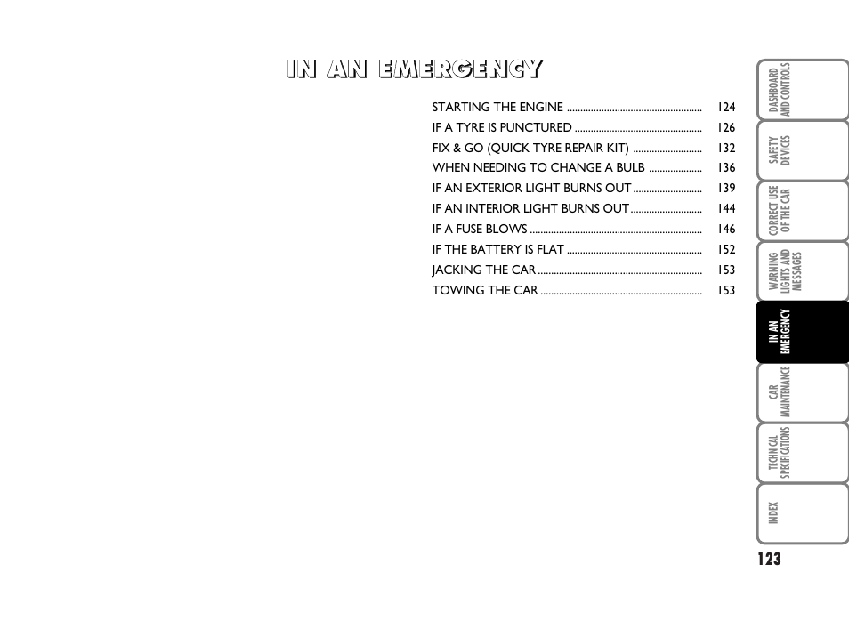 154 panda new gb.pdf | FIAT Panda Classic User Manual | Page 125 / 207