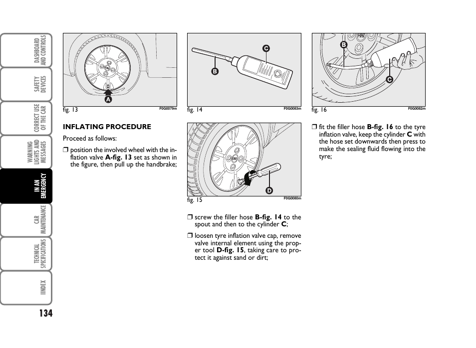 FIAT Panda Classic User Manual | Page 136 / 207