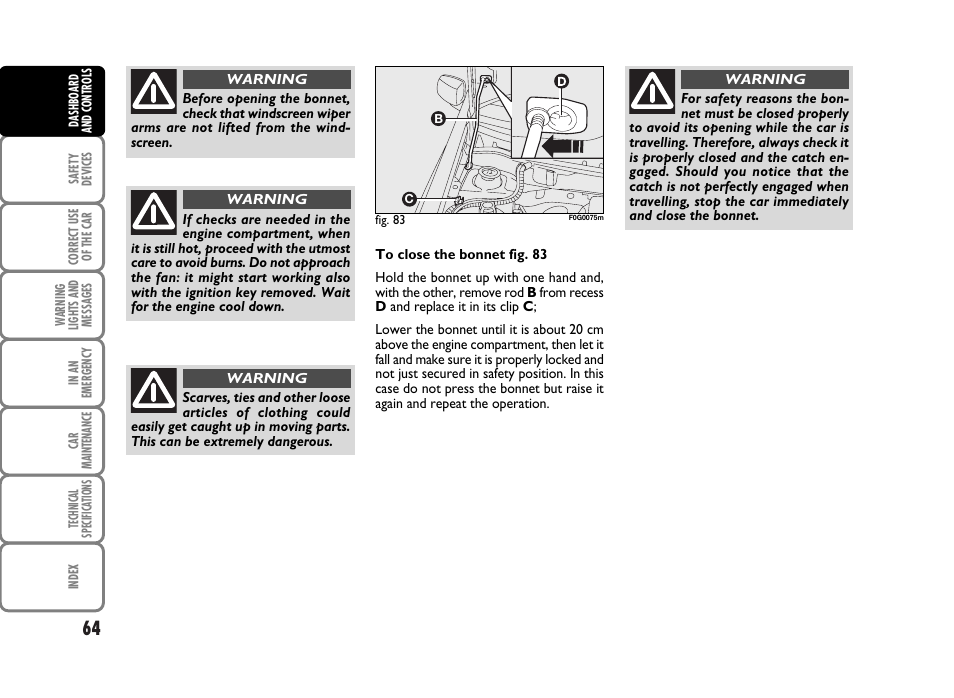 FIAT Panda Classic User Manual | Page 66 / 207