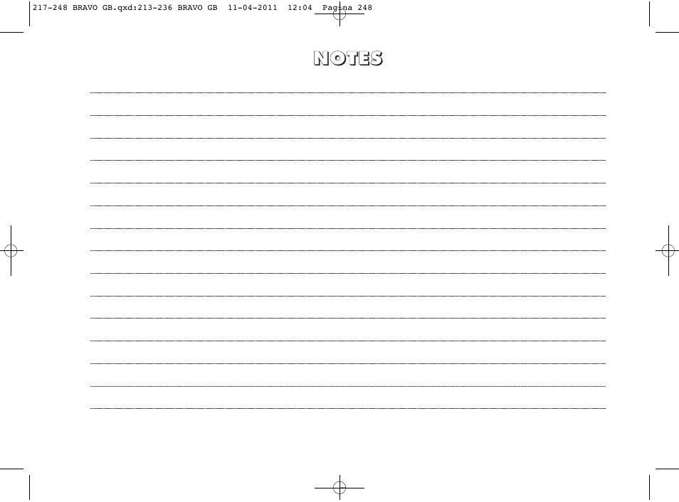 FIAT Bravo User Manual | Page 250 / 263