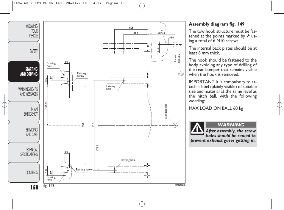 FIAT Punto Evo User Manual | Page 159 / 270