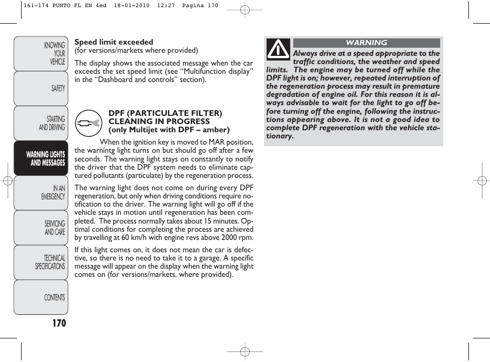 FIAT Punto Evo User Manual | Page 171 / 270