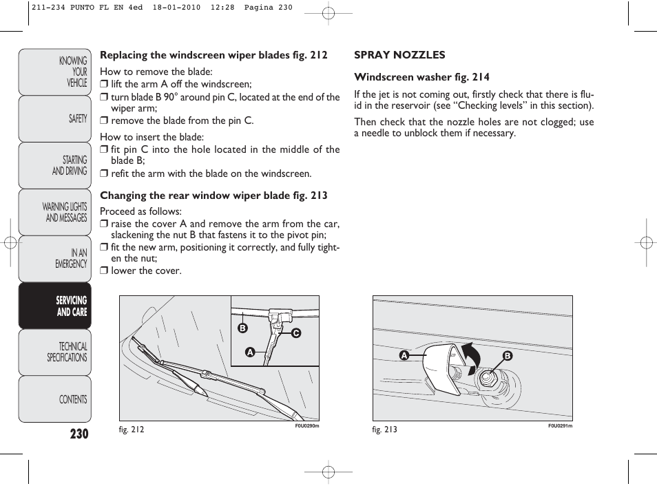 FIAT Punto Evo User Manual | Page 231 / 270