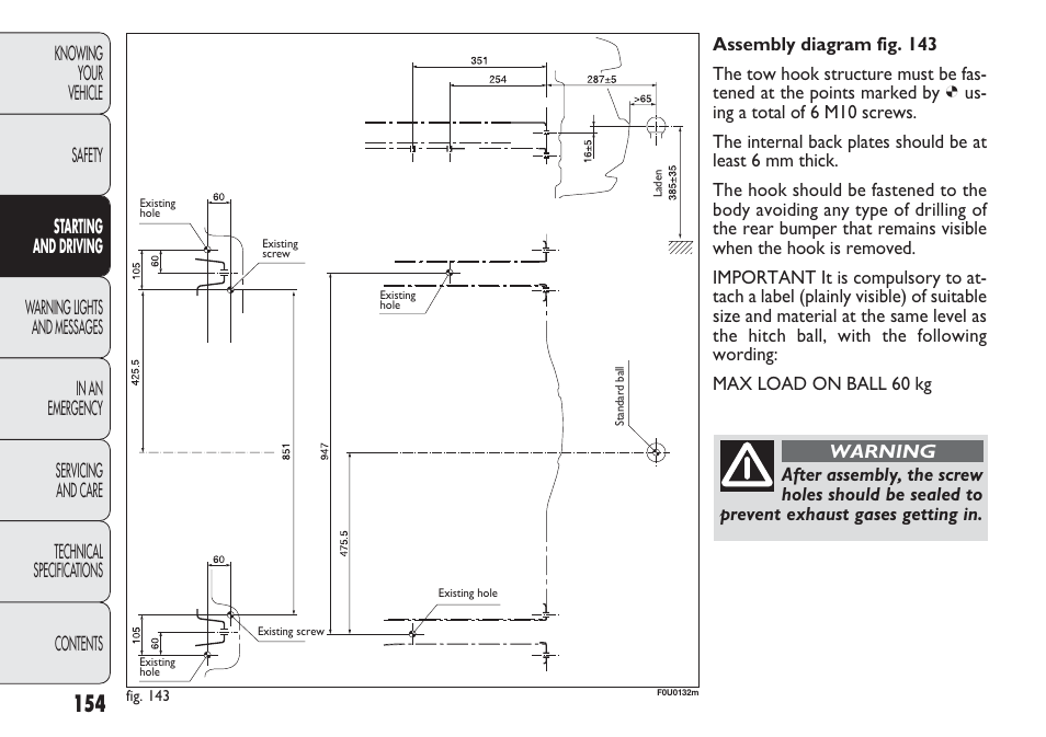 FIAT Punto 2012 User Manual | Page 156 / 271