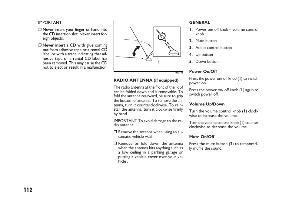 FIAT Sedici User Manual | Page 113 / 266