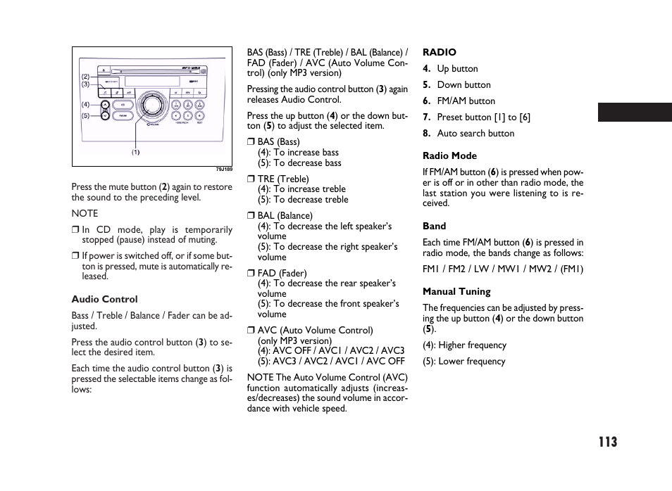 FIAT Sedici User Manual | Page 114 / 266