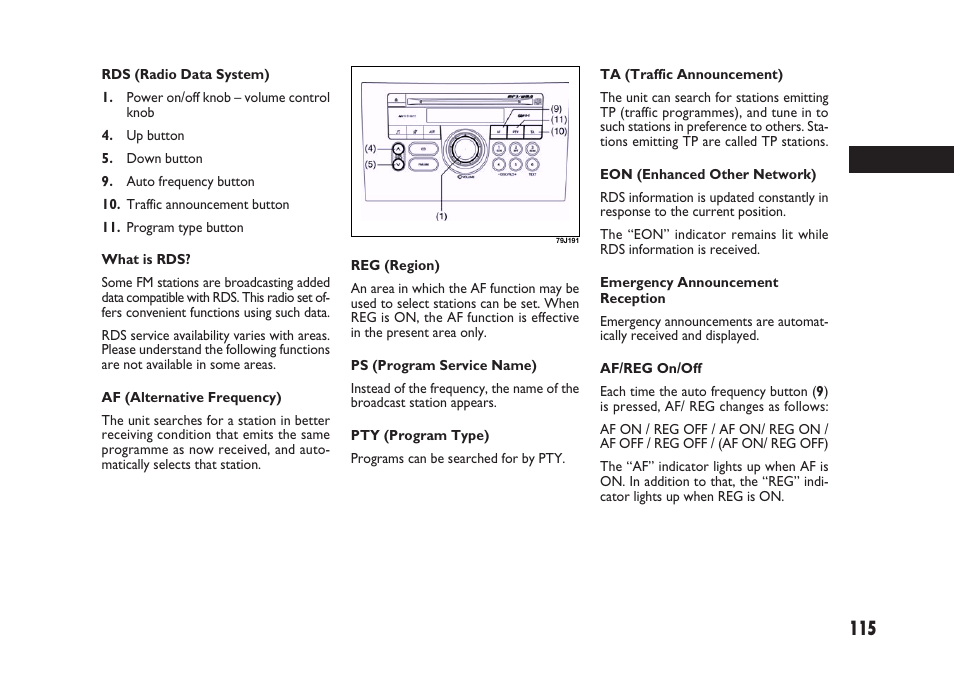 FIAT Sedici User Manual | Page 116 / 266