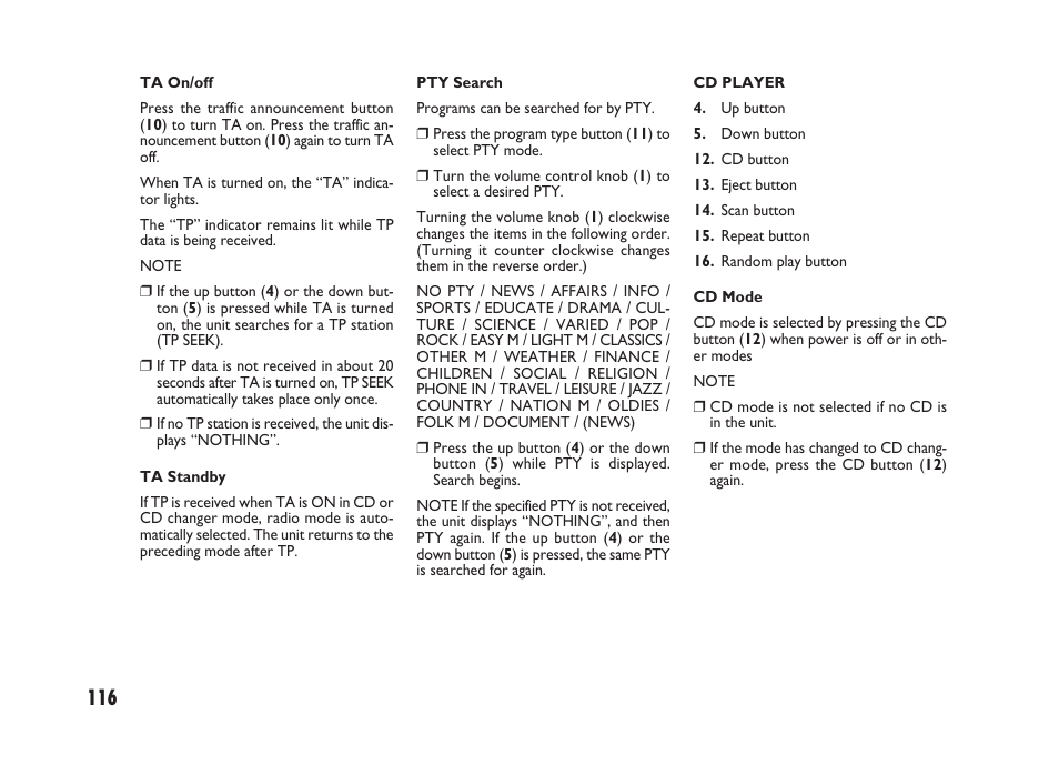 FIAT Sedici User Manual | Page 117 / 266