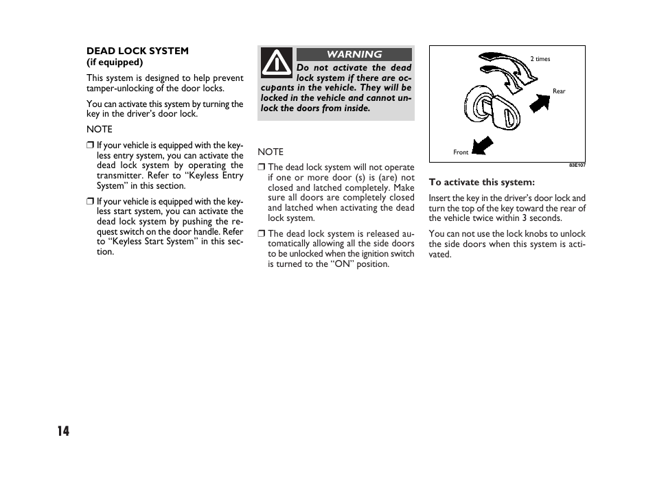 FIAT Sedici User Manual | Page 15 / 266