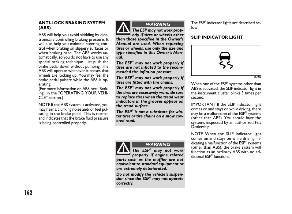 FIAT Sedici User Manual | Page 163 / 266