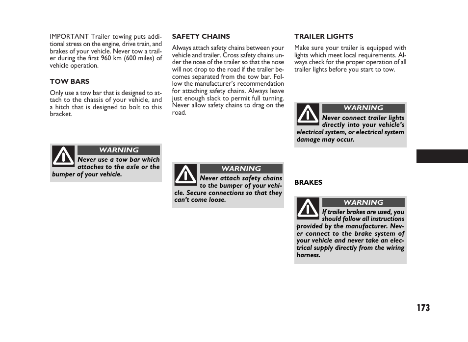 FIAT Sedici User Manual | Page 174 / 266