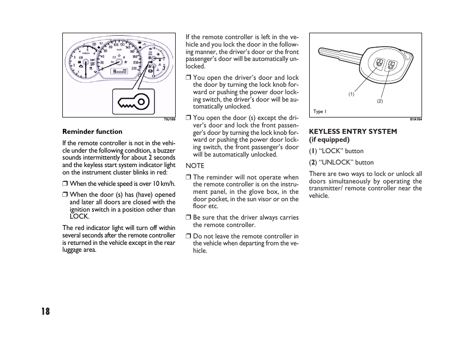 FIAT Sedici User Manual | Page 19 / 266