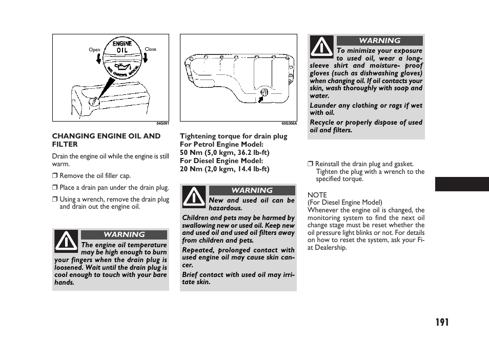 FIAT Sedici User Manual | Page 192 / 266