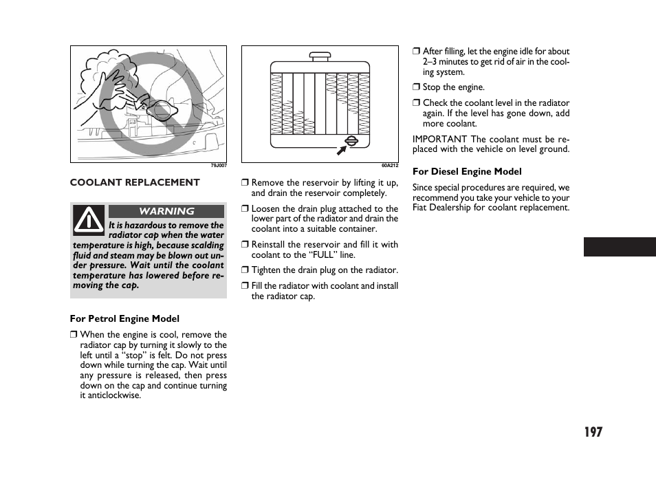 FIAT Sedici User Manual | Page 198 / 266