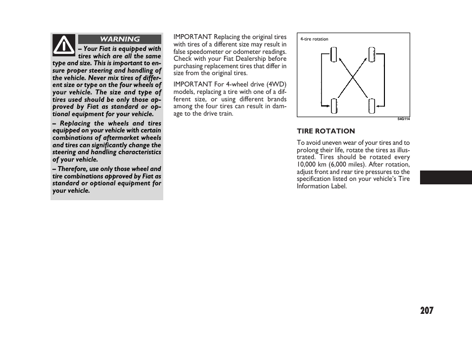 FIAT Sedici User Manual | Page 208 / 266