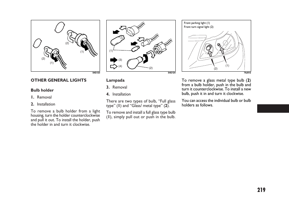 FIAT Sedici User Manual | Page 220 / 266