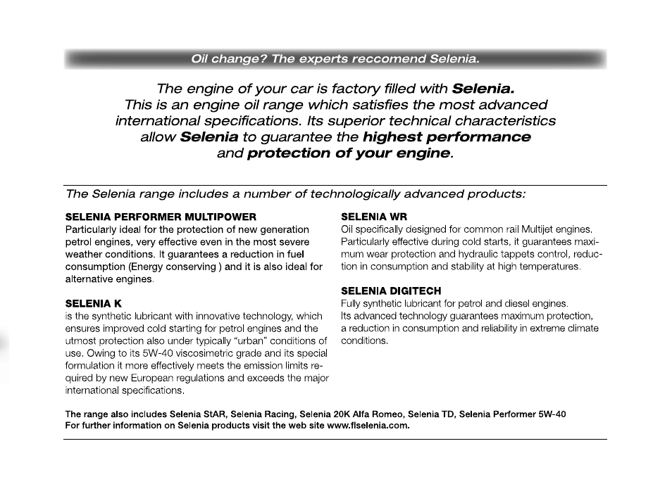 FIAT Sedici User Manual | Page 264 / 266