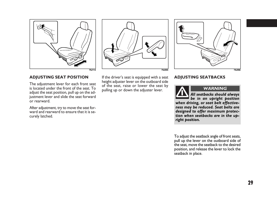 FIAT Sedici User Manual | Page 30 / 266