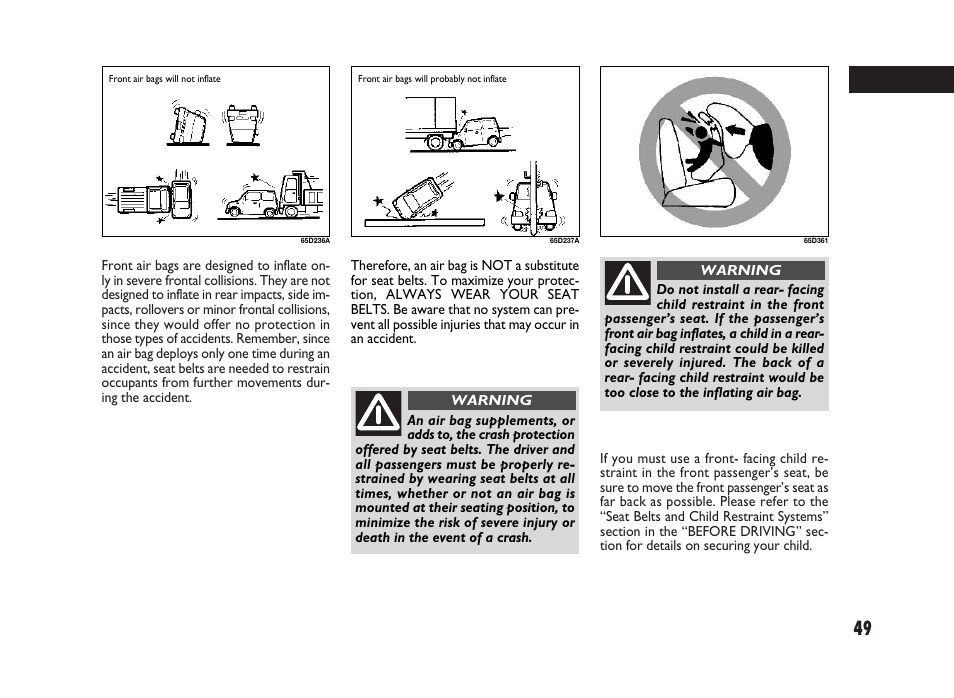 FIAT Sedici User Manual | Page 50 / 266