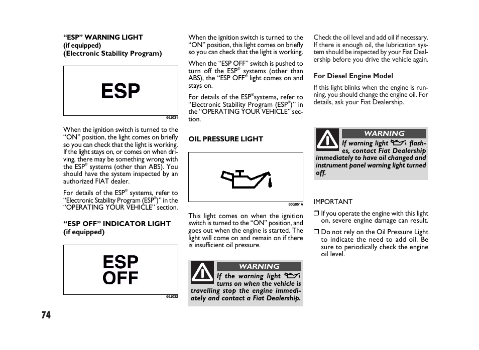 FIAT Sedici User Manual | Page 75 / 266