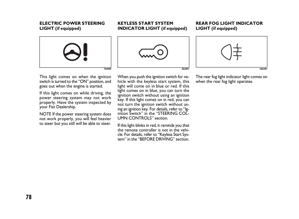 FIAT Sedici User Manual | Page 79 / 266