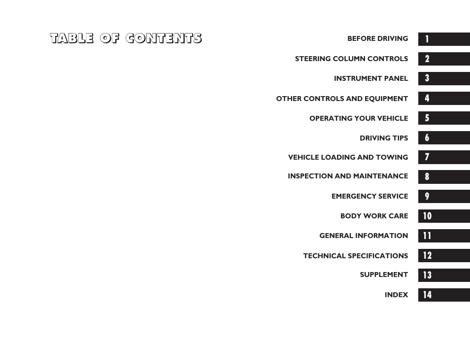 FIAT Sedici User Manual | Page 8 / 266