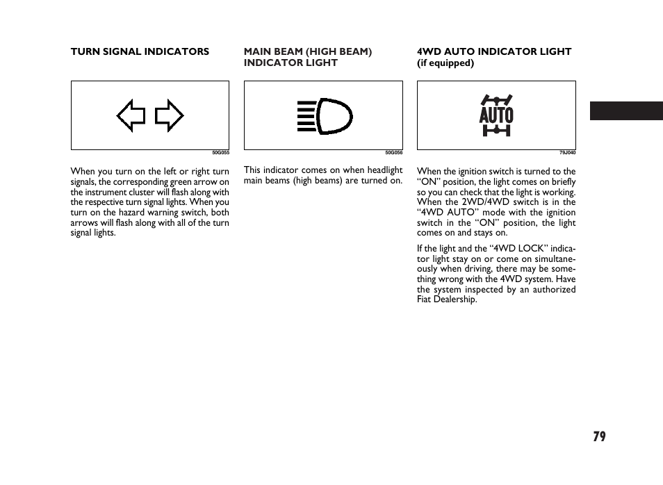 FIAT Sedici User Manual | Page 80 / 266