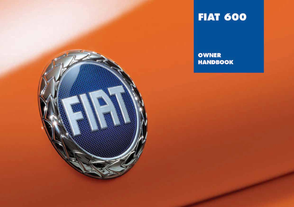 FIAT 600 User Manual | 154 pages