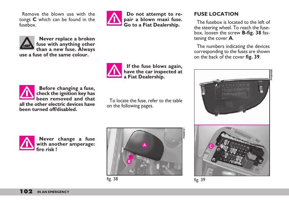 FIAT 600 User Manual | Page 103 / 154