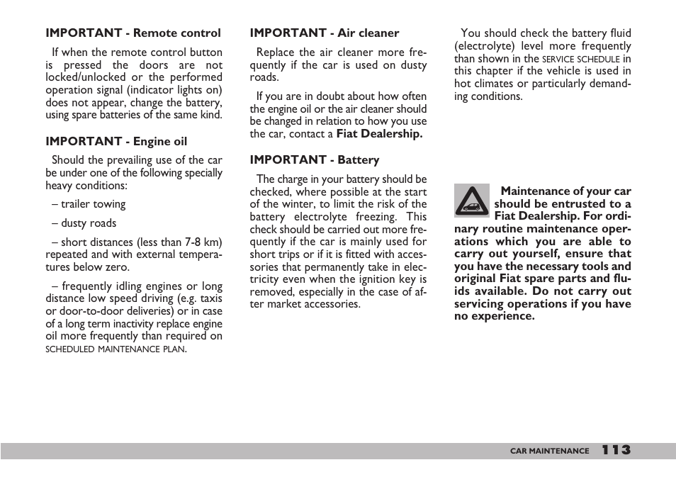 FIAT 600 User Manual | Page 114 / 154