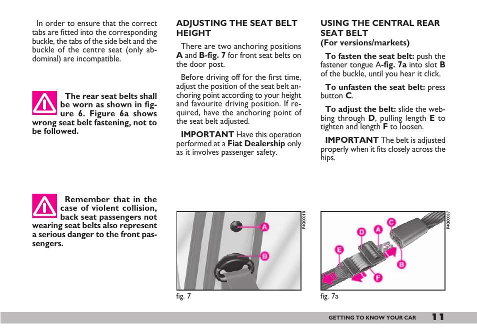 FIAT 600 User Manual | Page 12 / 154