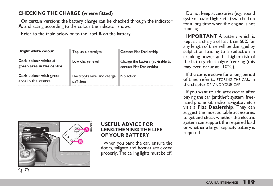 FIAT 600 User Manual | Page 120 / 154