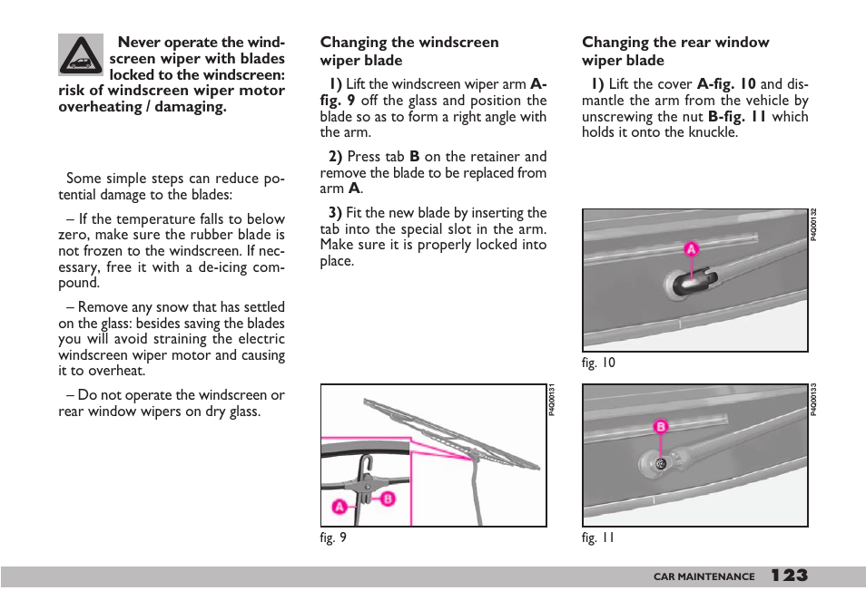 FIAT 600 User Manual | Page 124 / 154