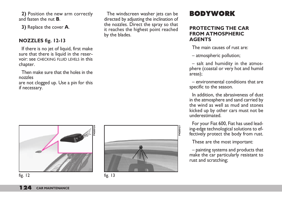 Bodywork | FIAT 600 User Manual | Page 125 / 154