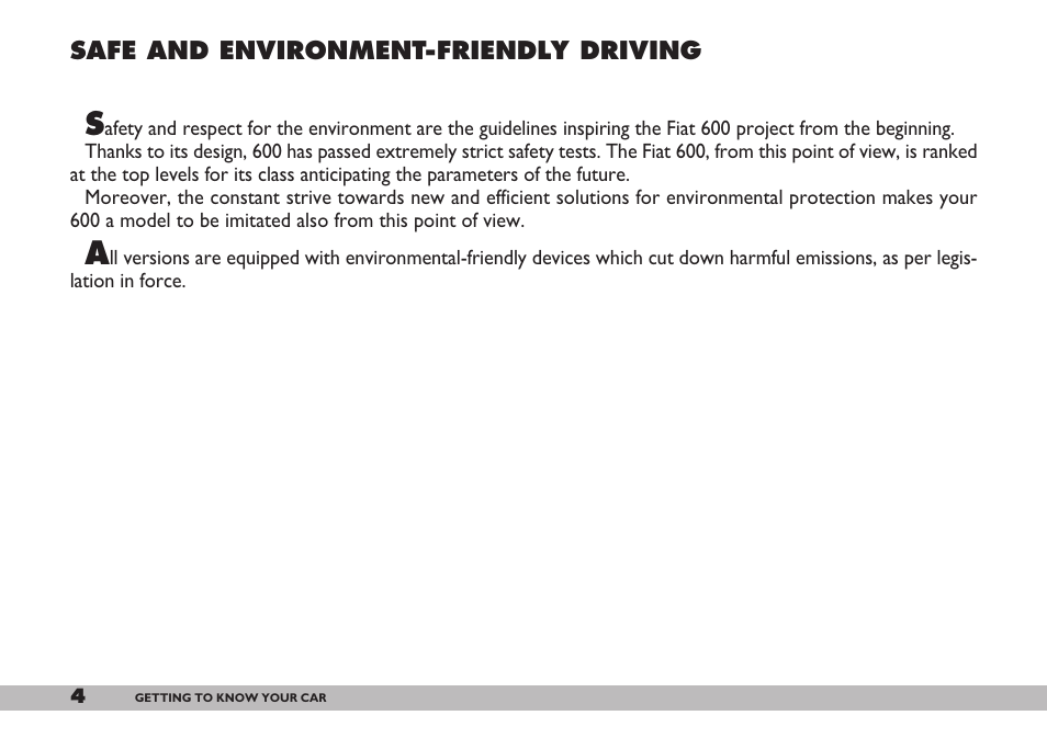 FIAT 600 User Manual | Page 5 / 154