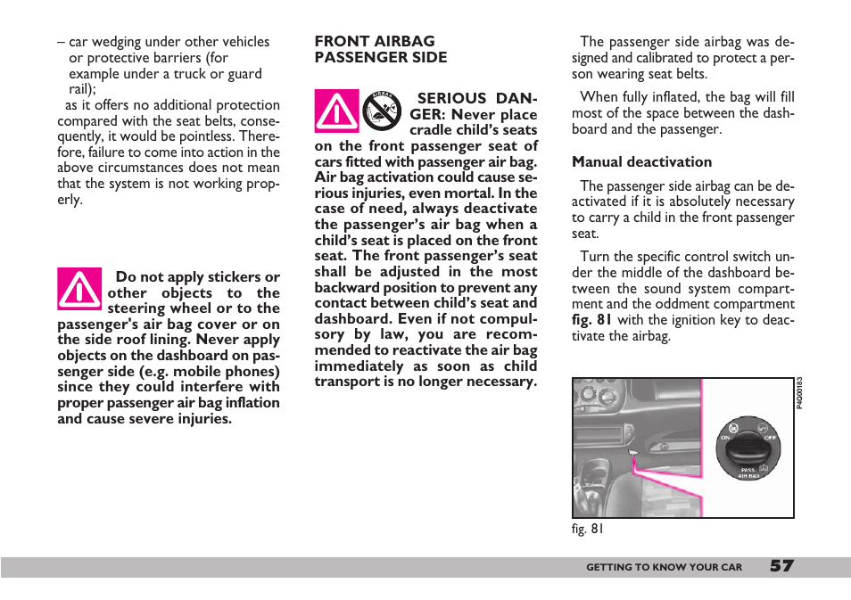 FIAT 600 User Manual | Page 58 / 154