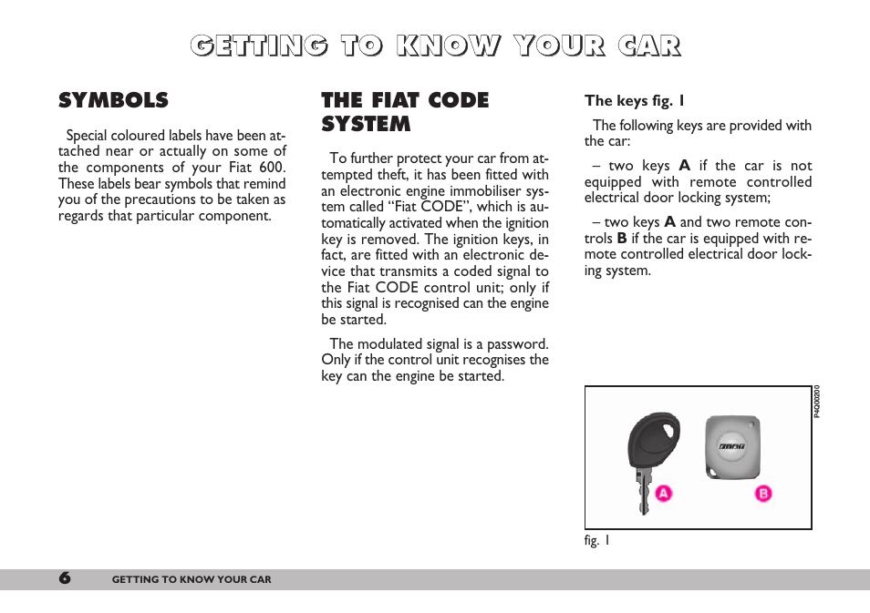 FIAT 600 User Manual | Page 7 / 154