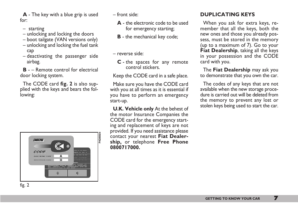 FIAT 600 User Manual | Page 8 / 154