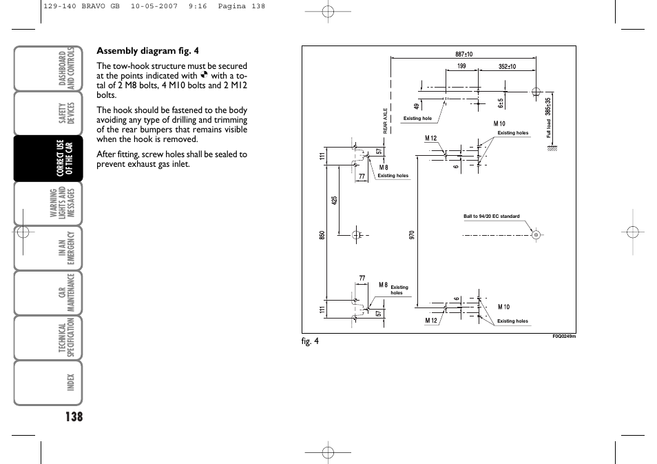 FIAT Bravo User Manual | Page 139 / 246